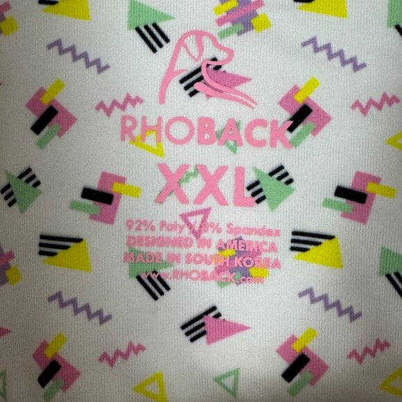 Rhoback NEW The Bayside High Golf Performance Polo Multicolor Short Sleeve XXL - Picture 6 of 11